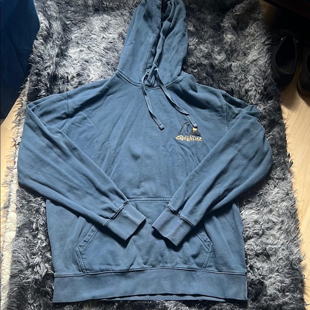 Quiksilver Men's Blue Hoodie